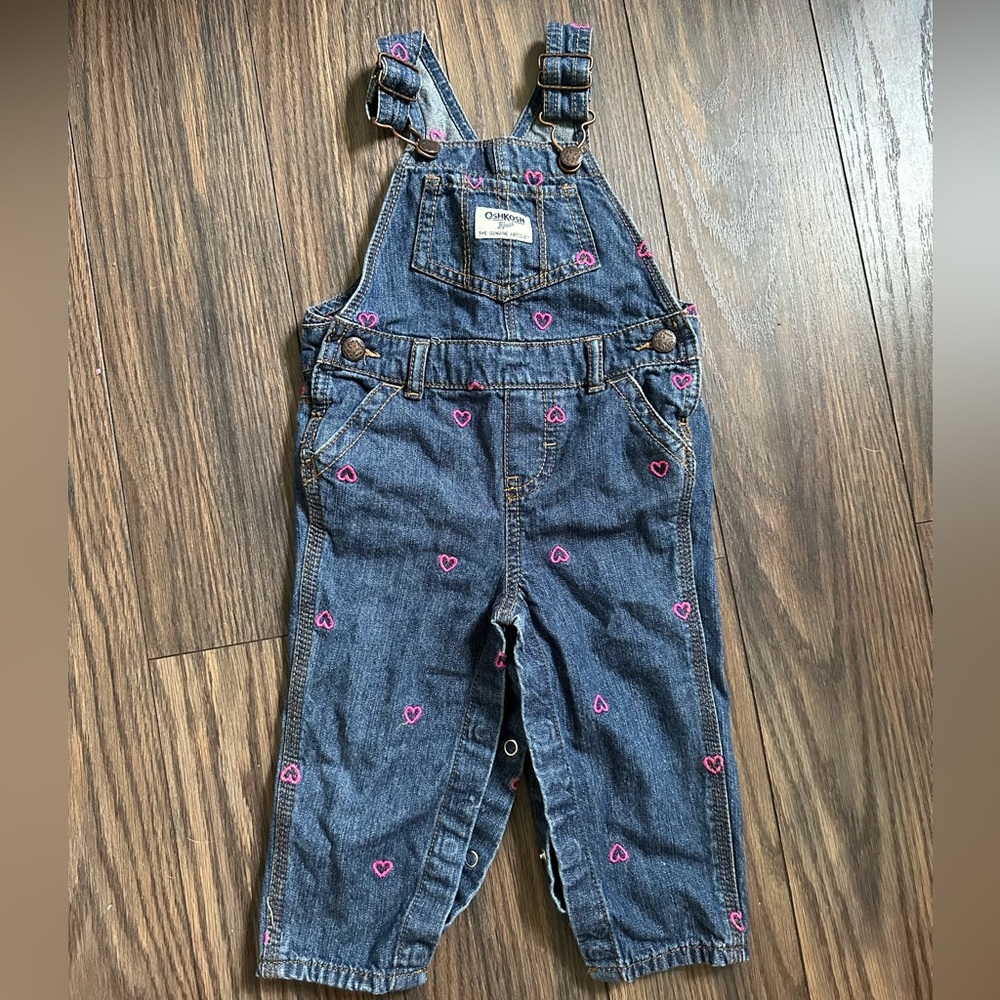 Oshkosh girls overalls 12 months